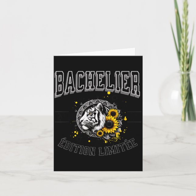 Tarjeta Bac Diploma 2025 Tiger Limited Edition New Bachelo (Anverso)