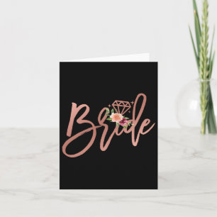 Tarjeta Bachillerato Novia Boda Matrimona Ducha Regalo Flo