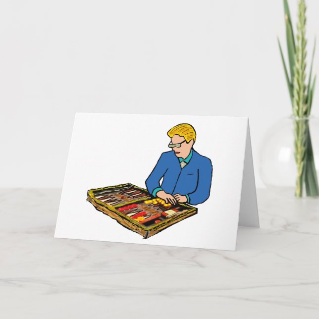 Tarjeta Backgammon (Anverso)