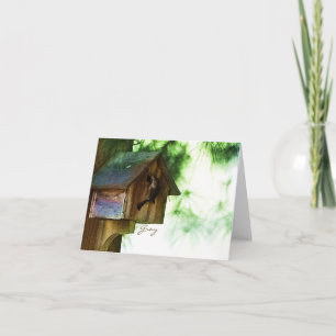 Tarjeta Backyard Birds Notecards