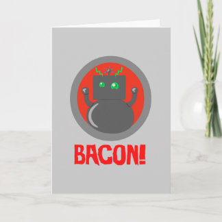 Tarjeta Bacon Robot