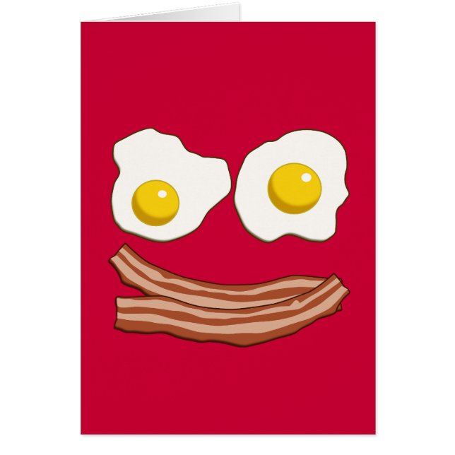 Tarjeta Bacon y Huevos (Frente)