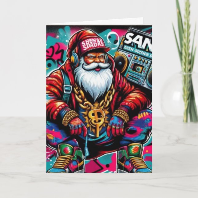 TARJETA BAD SANTA CHRISTMAS CARD (Anverso)