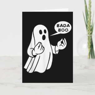 Tarjeta Bada Boo Fantasma Italiano Divertido Camiseta de H
