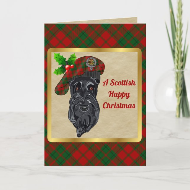 Tarjeta Badge de Drummond y navidades personalizadas de Ta (Anverso)