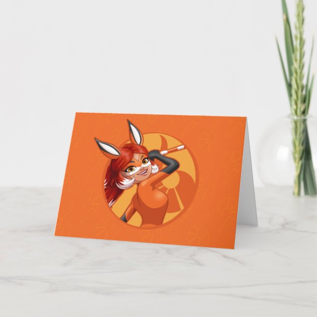 Tarjeta Badge Naranja Rena Rouge (Anverso)