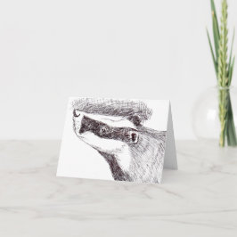 Tarjeta Badger europeo (a454)