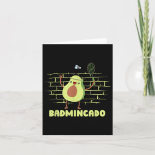 Tarjeta Badmincado - Partido de juego divertido con raquet