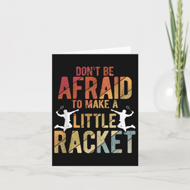 Tarjeta Badminton (Anverso)