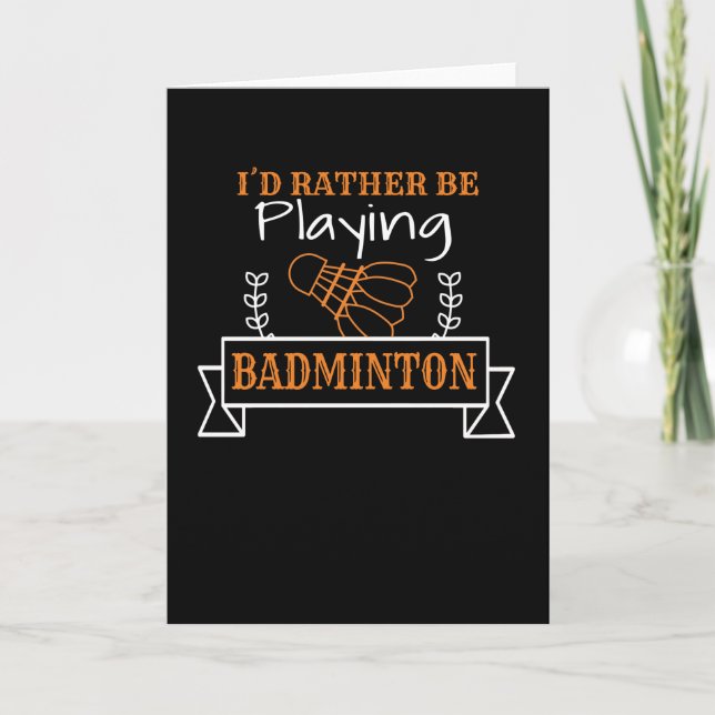 Tarjeta Badminton (Anverso)