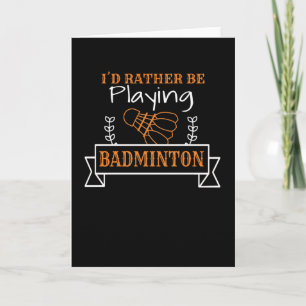 Tarjeta Badminton