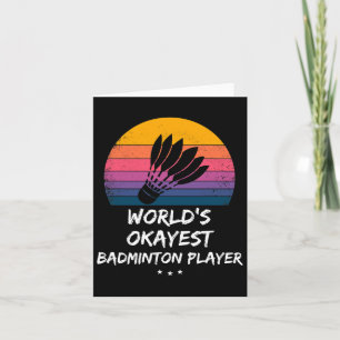 Tarjeta Badminton - El mejor jugador de Badminton del mund