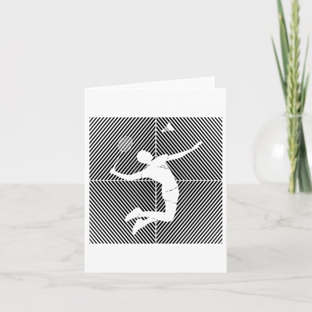 Tarjeta Badminton Game Shuttle (Anverso)