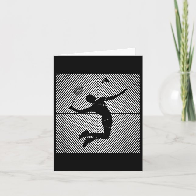 Tarjeta Badminton Game Shuttle (Anverso)