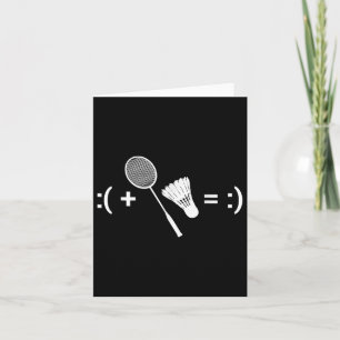 Tarjeta Badminton Game Shuttle Sport Badminton