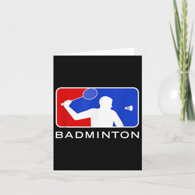 Tarjeta Badminton _ Grandes Ligas (Anverso)