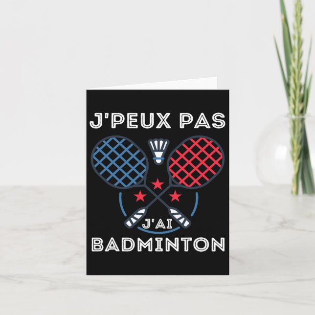 Tarjeta Badminton Jersey (Anverso)