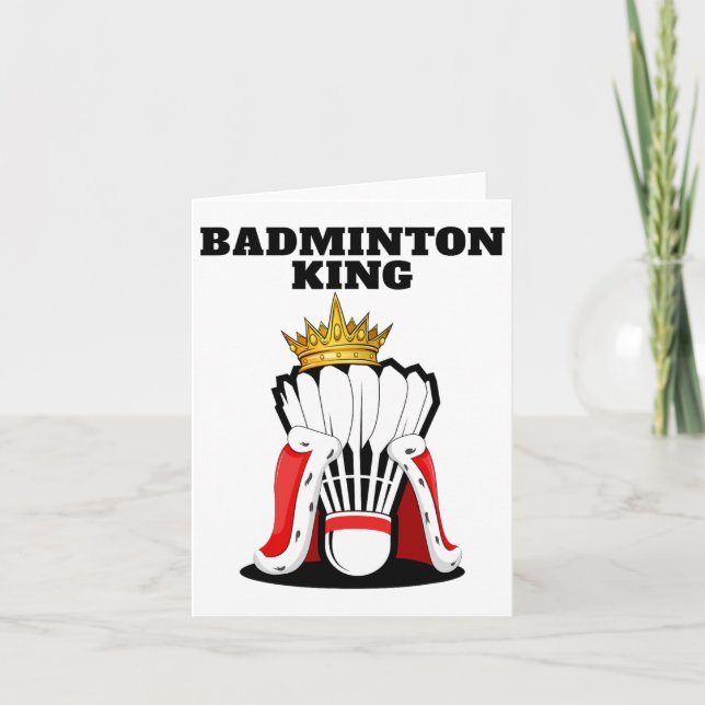 Tarjeta Badminton King Mens Batería de Camisas de Jugador  (Anverso)