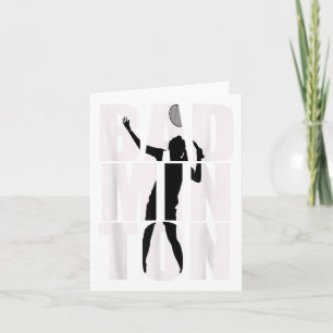 Tarjeta Badminton Para Hombres, Mujeres, Chicas Y Niños_1