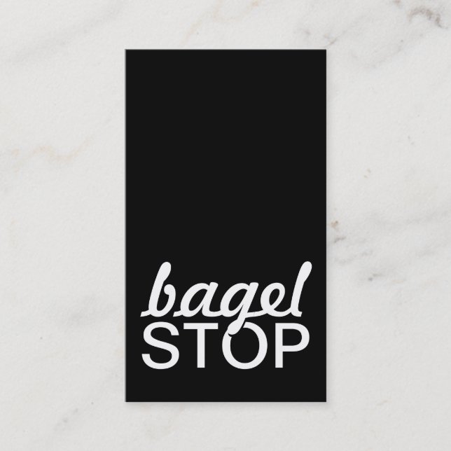 tarjeta bagel stop punch (Anverso)