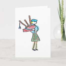 Tarjeta Bagpipe Playing