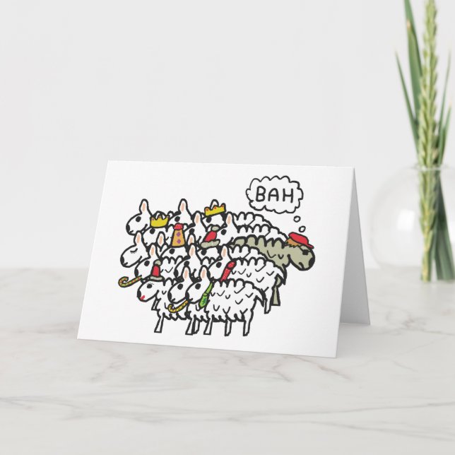 Tarjeta Bah Humbug (Anverso)