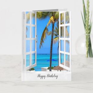 Tarjeta Bahama Ocean Birday Card