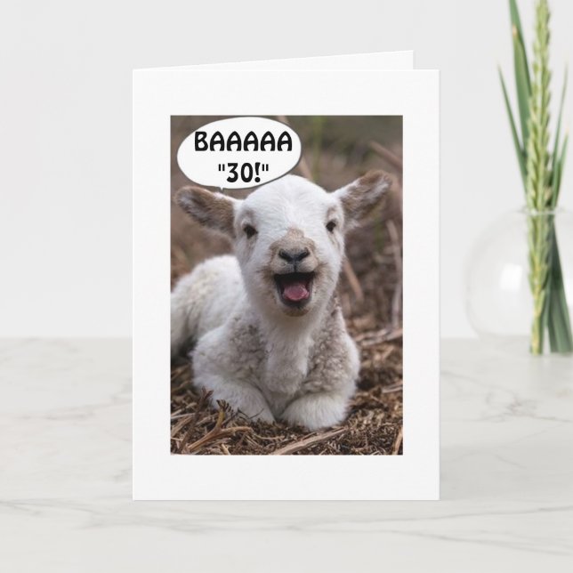 TARJETA BAHHHH. ¡TIENES "30" PERO TODAVÍA PUEDES SER FIEST (Anverso)