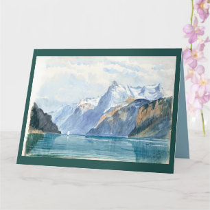 Tarjeta Bahía de Uri, Brunnen por John Sargent Holiday