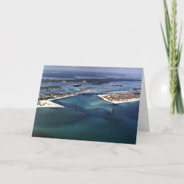 Tarjeta Bahía Perdido de la playa Naranja Alabama Vacacion
