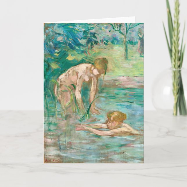 Tarjeta Baigneuses | Berthe Morisot (Anverso)
