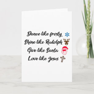 Tarjeta Baila como Frosty