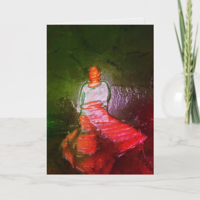 Tarjeta Baila Mujer (Anverso)