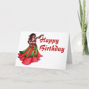 Tarjeta Bailarín Belly Ruby
