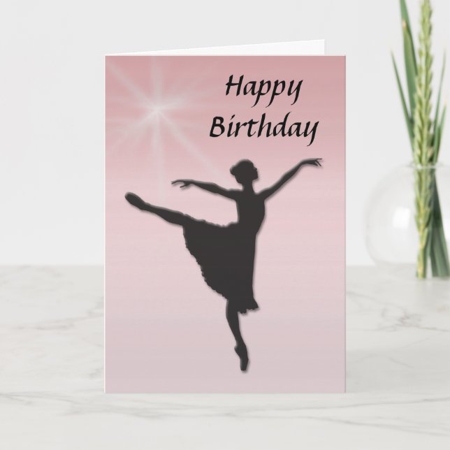Tarjeta Bailarín de ballet (Anverso)