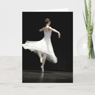 Tarjeta Bailarín de ballet
