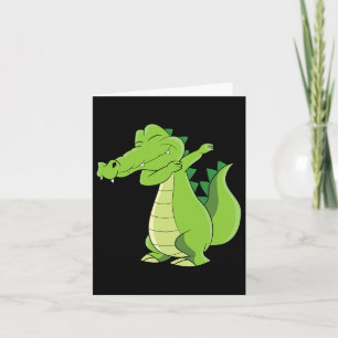 Tarjeta Bailarín de lagarto regalo gracioso lagarto