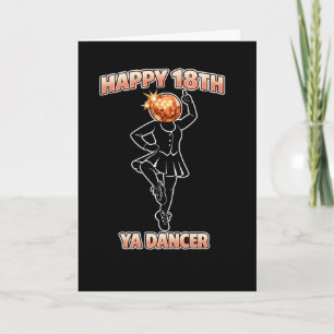 Tarjeta Bailarín Ya Cumpleaños Divertido Escocés Escocia