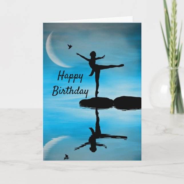 Tarjeta Bailarina 3 Cumpleaños (Anverso)