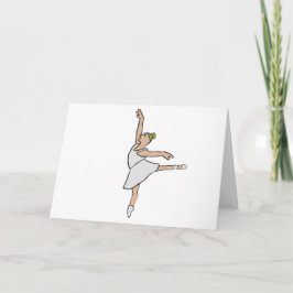 Tarjeta Bailarina Ballet Ballerina