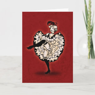 Tarjeta Bailarina canina