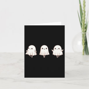 Tarjeta Bailarina de ballet fantasma bailarina de baile fa
