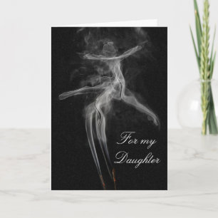 Tarjeta Bailarina de humo