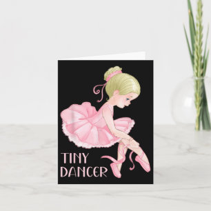 Tarjeta Bailarina pequeña Ballerina Chica Ballet Niños bai