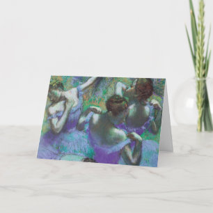 Tarjeta Bailarinas azules de Edgar Degas, Impresionismo an