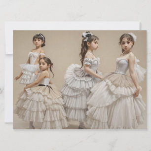 Tarjeta Bailarinas románticas
