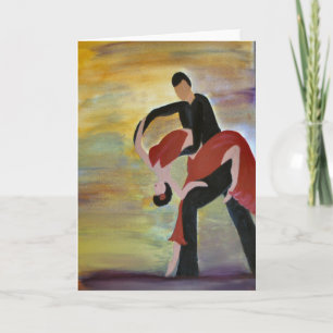 Tarjeta Bailarines de Salón Latín