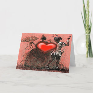 Tarjeta Bailarines del Día de San Valentín