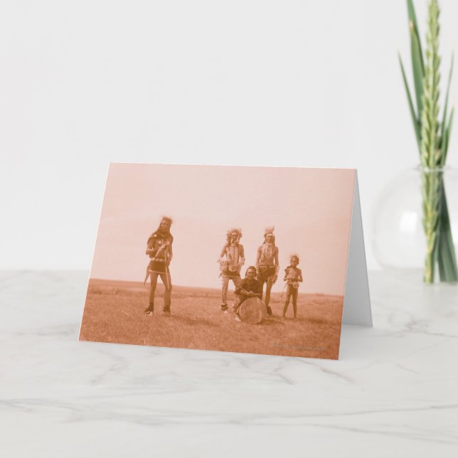 Tarjeta Bailarines masculinos (Anverso)