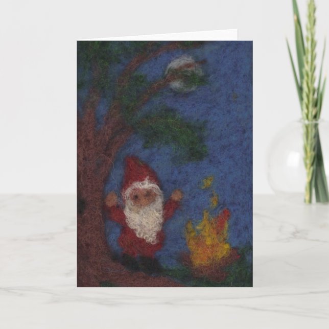 Tarjeta Baile alrededor del fuego (Anverso)